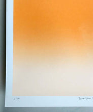 Load image into Gallery viewer, A3 Orange and peach screenprint