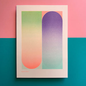 Spring Edition A5 Gradient Riso Prints