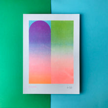 Load image into Gallery viewer, A5 Gradient Riso Prints