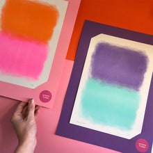 Load image into Gallery viewer, NEW A4 riso print | Neon Pink and Orange
